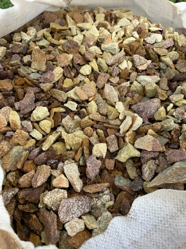 Златолит персиковый декоративная каменная крошка купить в Пушкино