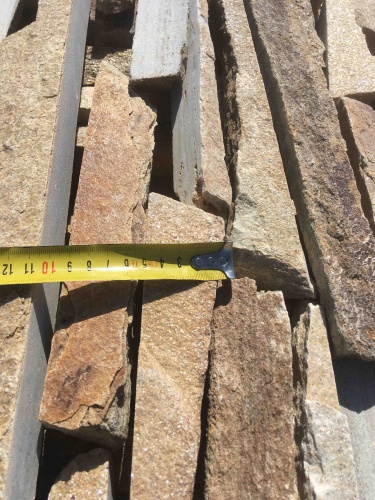 Горбушка златолит золотистый для облицовки купить в Пушкино