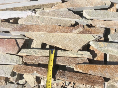 Горбушка златолит золотистый для облицовки купить в Пушкино