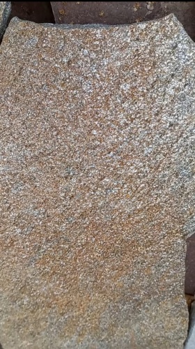 Плитняк златолит серебристый для цоколя, отмостки купить в Пушкино