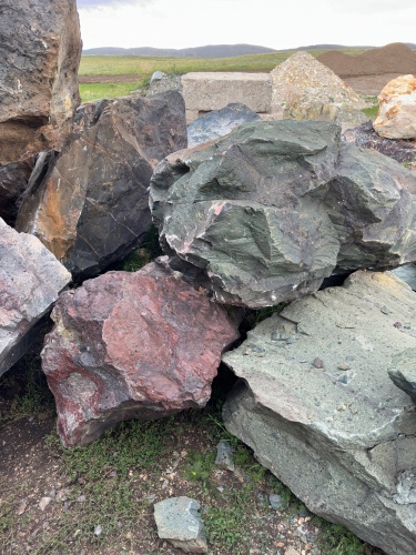 Камни для ландшафтного дизайна зелёные 10-60 килограмм купить в Пушкино