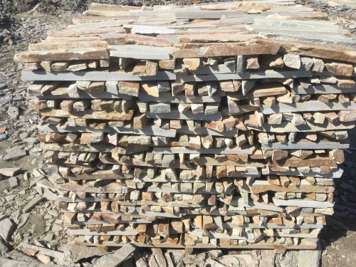 Горбушка златолит золотистый для облицовки купить в Пушкино