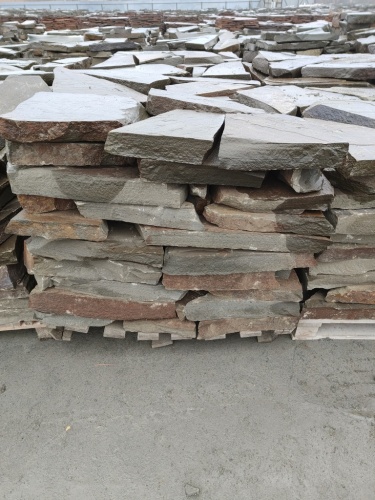 Плитняк песчаник серо-зелёный для мощения 60-65 мм купить в Пушкино